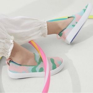 Rothy’s The Kids Sneaker Cotton Candy Camo